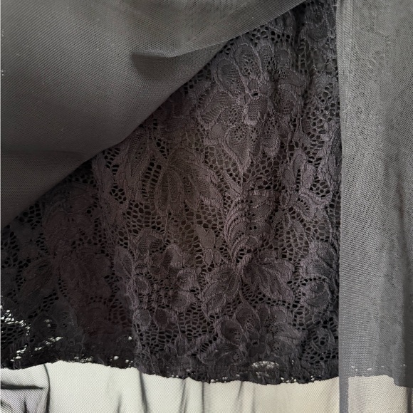 Try This Elegant Black Sheer Women's Skirt - Picture 2 of 7